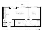F2 | 1x1 | 673sq ft