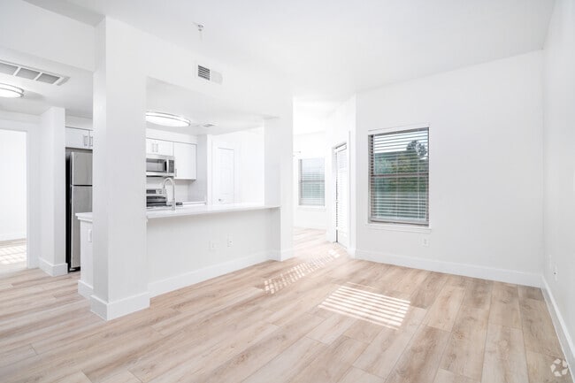 1BR, 1BA - 734SF - Living Room - The Villages at Lost Creek