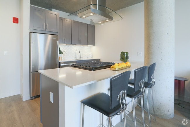 1 BR, 1 BA - Kitchen - Four50 Residences