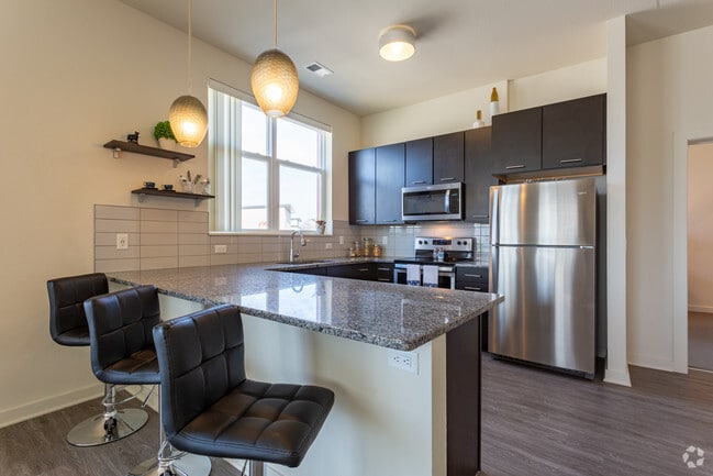 large breakfast bar