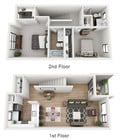 Canterbury floor plan The Tennyson At Crescent Village