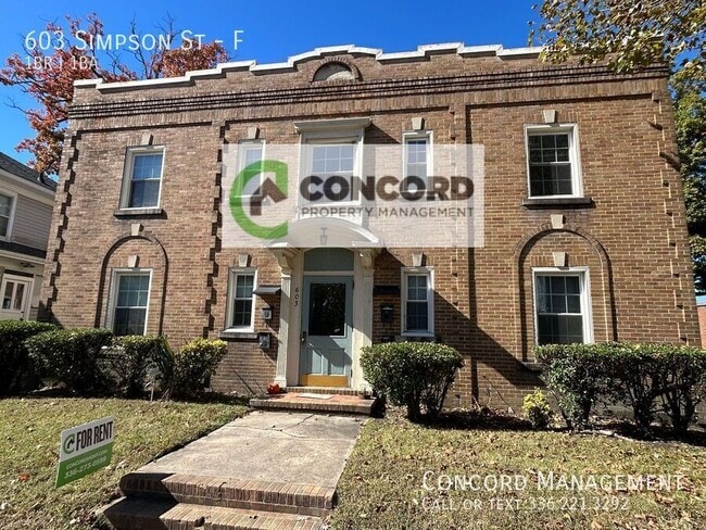 Building Photo - 603 Simpson St Unit F