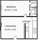 1BR/1BA