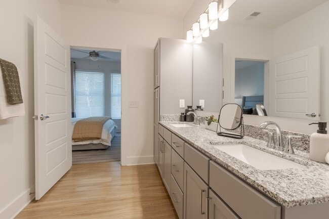 Ensuite Bathroom at The Merchant Apartments in Charleston, SC 29403