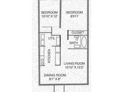 2BR/1BA