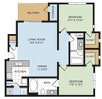 2BR/2BA