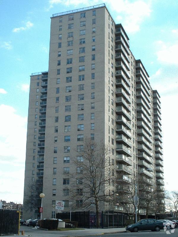 View from the North - Scott Towers Apartments