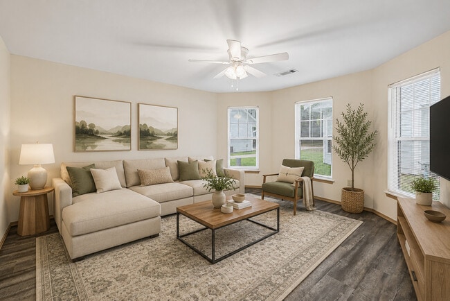 Living Room Staged - 55+ Mariner Pointe