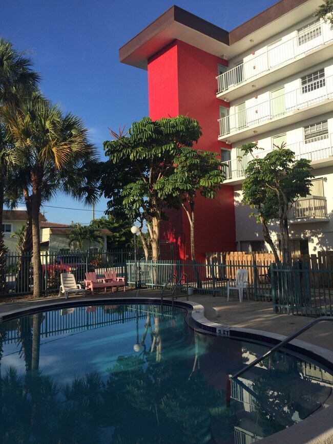 Pool area
