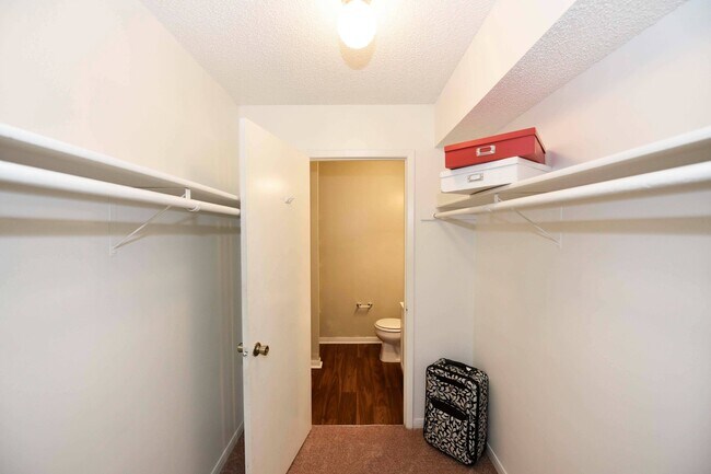 Two bedroom walk in closet & Half bathroom
