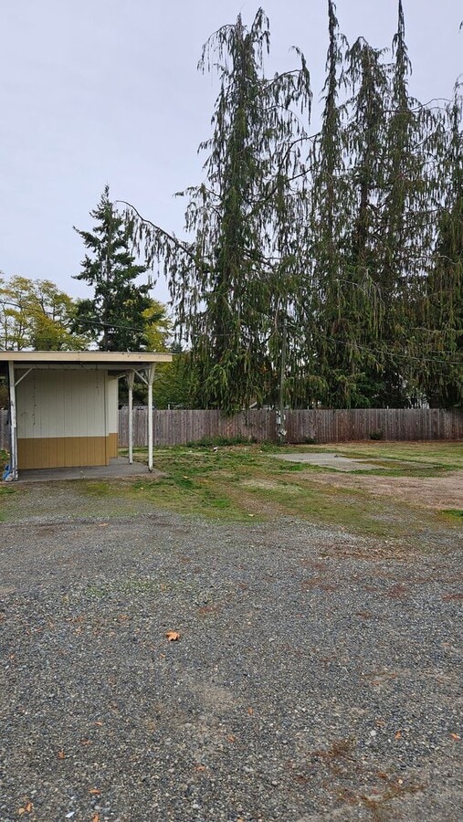 Lot space available with storage shed - Lot space available with storage shed