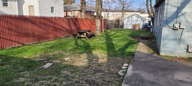 Back yard - 516 E Warren St