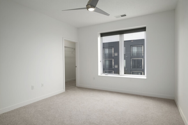 Square Apartments Omaha, NE Bedroom Interior