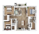 C1 floor plan Ascend Symmetry at Cadence
