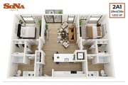 2 Bedroom 2 Bath