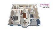 1 BED / 1 BATH