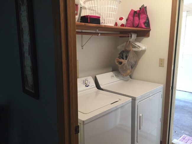 Washer and dryer included; laundry chute - 1304 Millbrook Ct