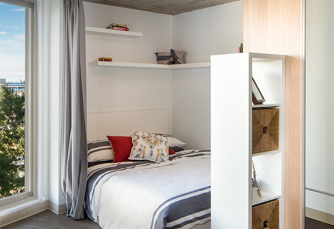 Studio bed nook