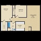 2BR/1BA