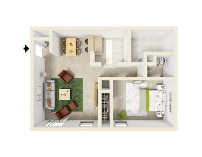 1br.jpg - Acadia Park Apartments
