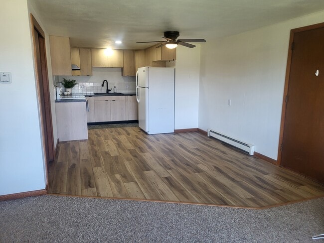 New flooring in kitchen and dining area, 12' x 16' - 941 Buena Vista Dr Unit #C