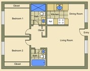 2BR/2BA