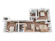 Clear Creek Village_950 SqFt_2 Bed 2 Bath