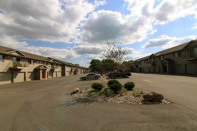 Estates Front View & Parking Lot