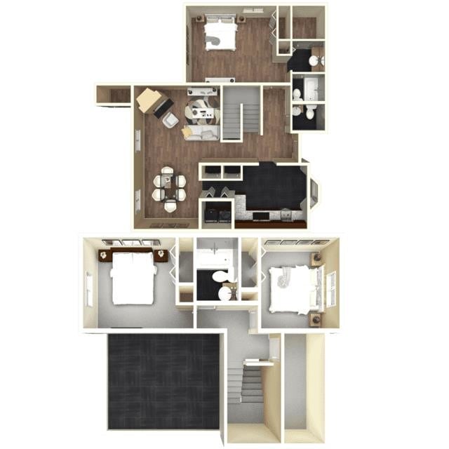 3 Bedroom Townhome