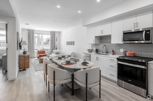 1HAB, 1BA - 747SF - A3 - Cocina, Comedor y Sala de Estar
