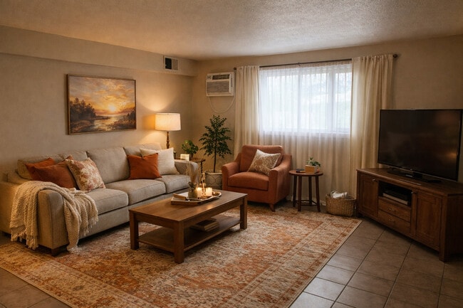 living space neutral tile