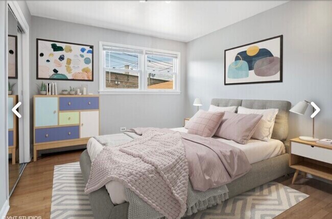 Bedroom 1 - 4912 W Berteau Ave Apartments Unit 2