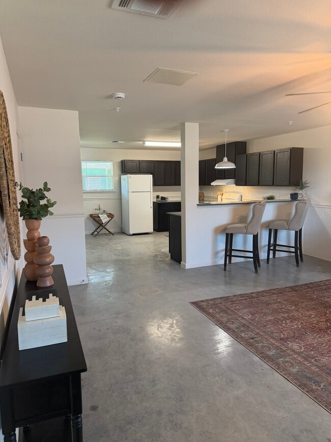 Kitchen view from front door - Vineyards at Iowa