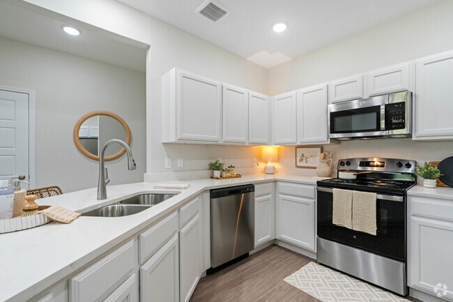 2BR, 2BA - 1172SF - Kitchen - Landmark at NinetyNine
