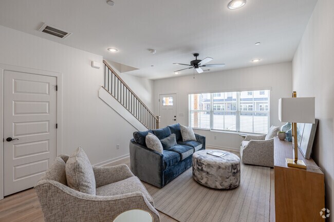 2BR, 2.5BA - 1,250 SF - Living Room