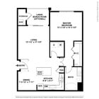 Cypress Creek - Jasmine - 784 SF - 1B1B - 2D Floorplan