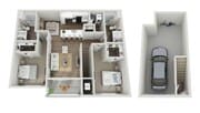 Floor Plan 2E | Seasons at Grafton | Apartments in Grafton, WI