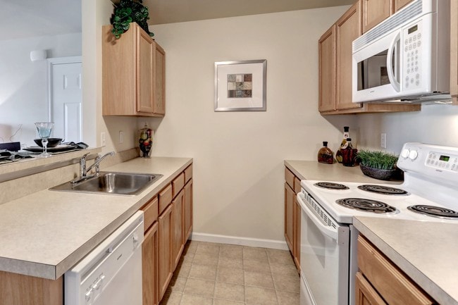 Stanford Kitchen Area - The Villas of Castleton Apartments