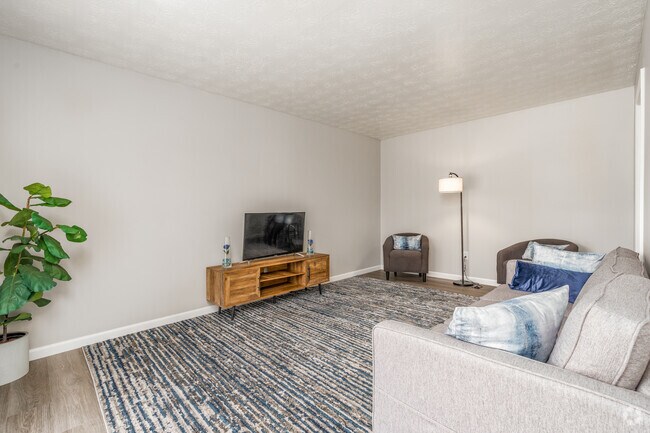 2 habitaciones, 1 baño - 750 pies cuadrados - Sala de estar - Summit Park Apartments