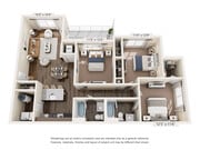 MainLine Apartment Homes - The Mainline - 3 Beds, 2 Baths, 1142 sq. ft.