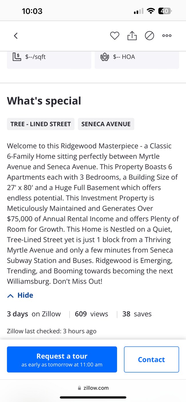 The rent includes the water bill, gas bill, electric bill, internet and cable. - 6958 64th St Unidad 1