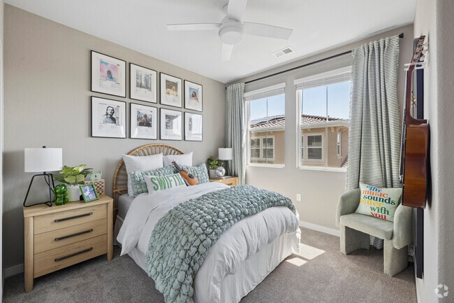 Plan 2A - 3BR, 2.5BA - 1,388SF - Bedroom