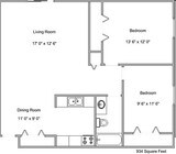 2BR/1BA
