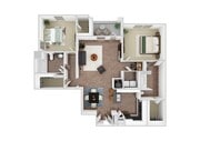 2 Bedroom | 2 Bath | 1320 SF