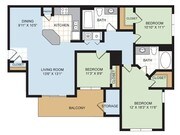 3BR/2BA