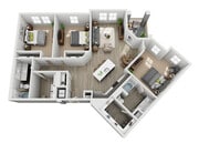 C1 floor plan The Haven at Indigo Square