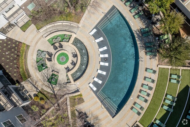 Birds Eye View of Pool