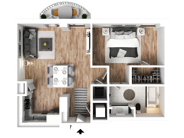 E1 Floorplan - E-1