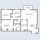 3BR/2BA