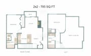 2x2 - 785 SQ FT